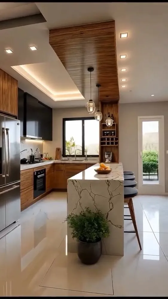 Cozinha moderna com ilha